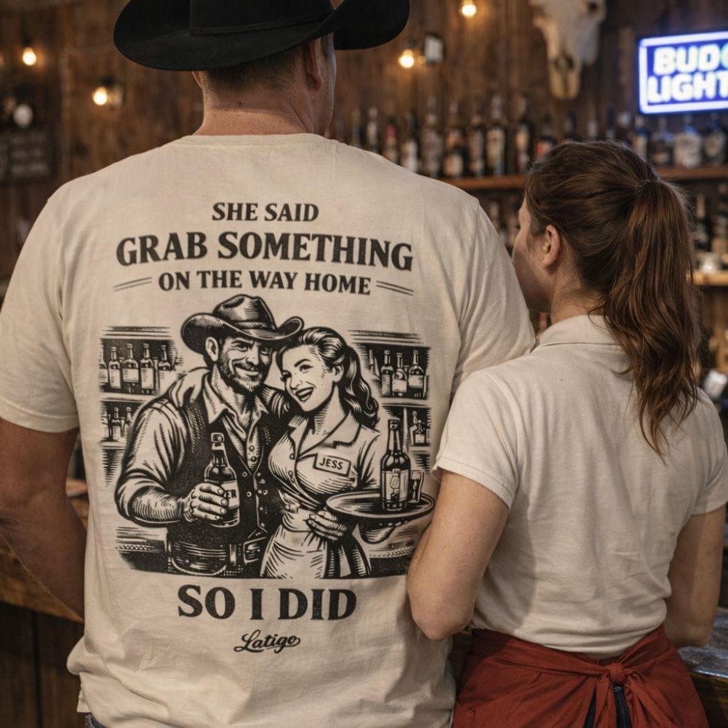 Latigo-Cowboy Authentics Grab Something Tee