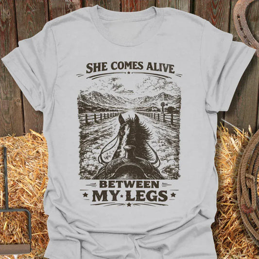 Latigo-Cowboy Authentics Ice Grey / S Alive Tee