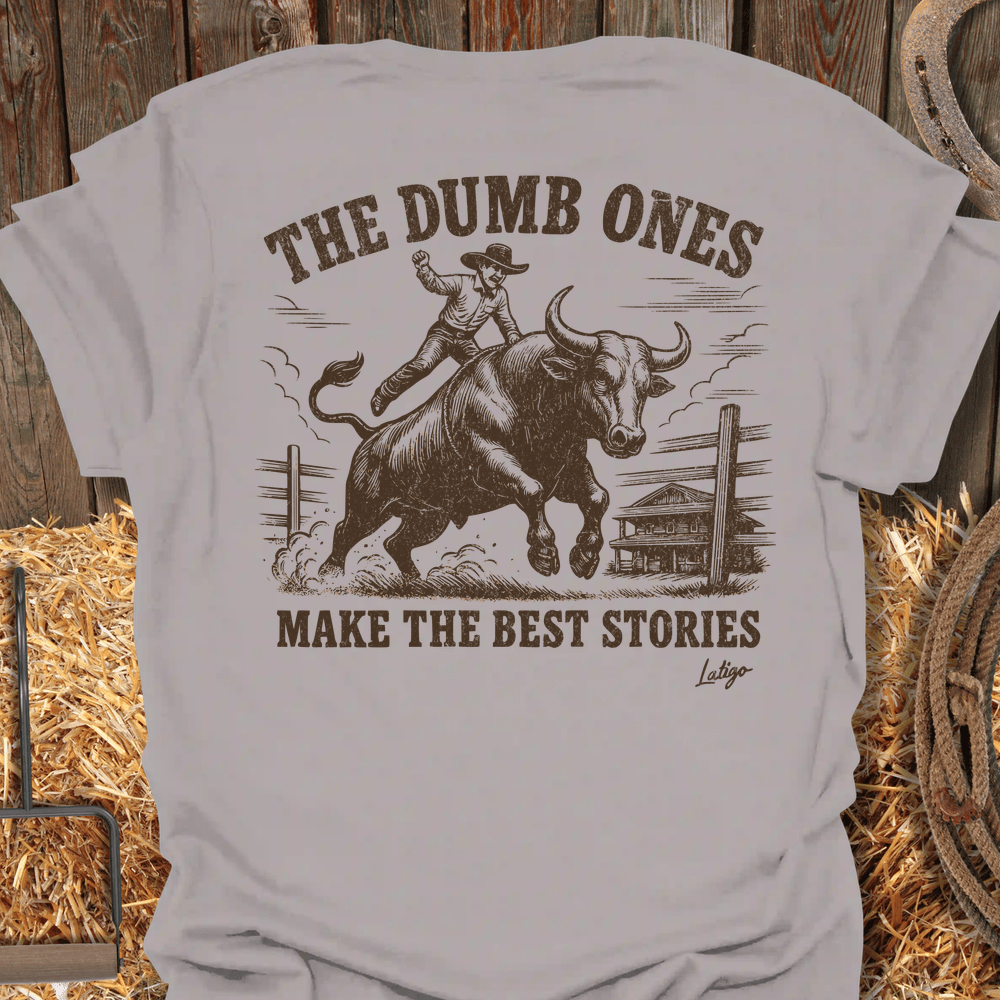 Latigo-Cowboy Authentics Ice Grey / S Best Stories Tee