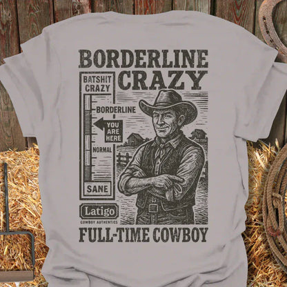 Latigo-Cowboy Authentics Ice Grey / S Borderline Tee