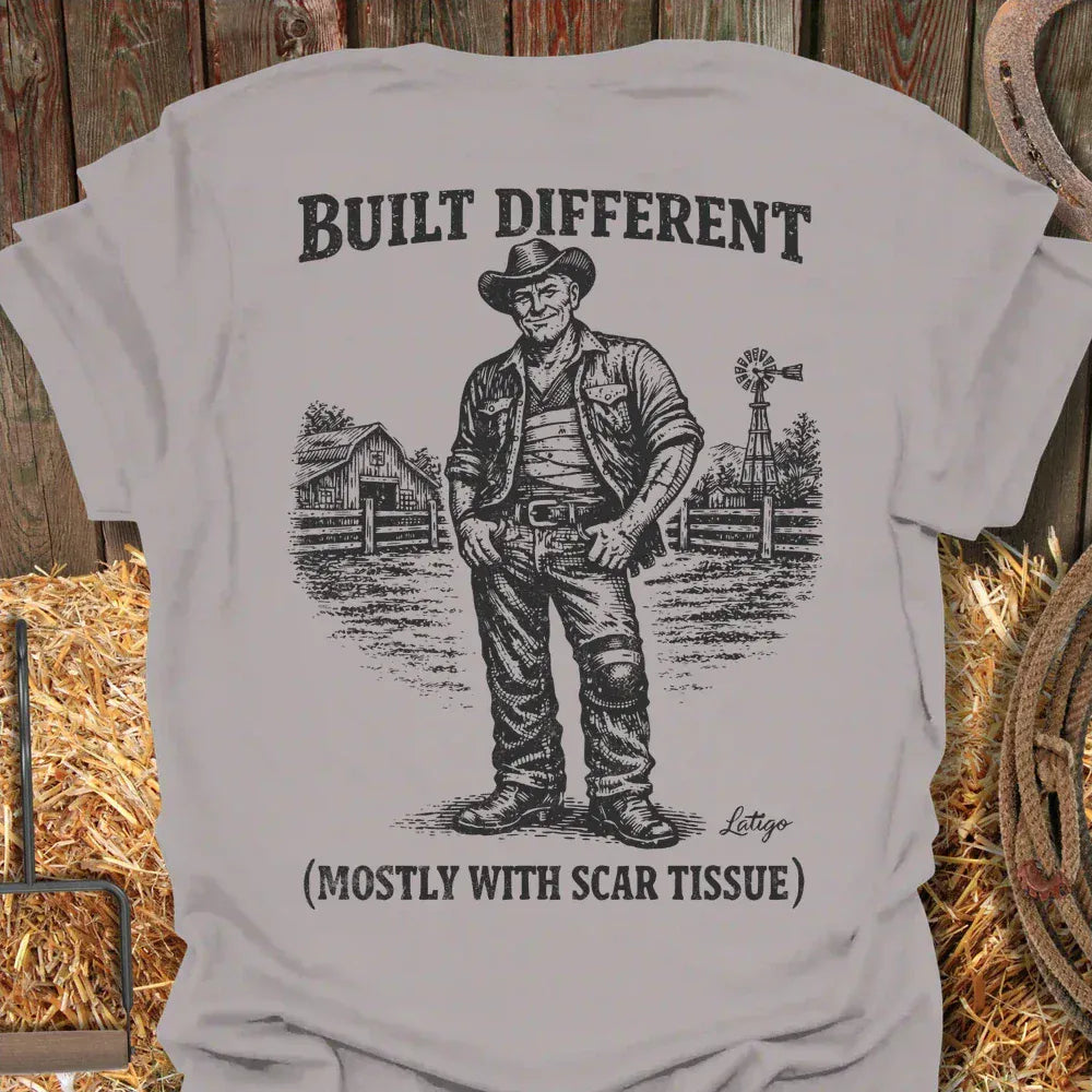 Latigo-Cowboy Authentics Ice Grey / S Built Different Tee