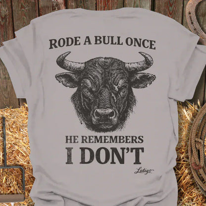 Latigo-Cowboy Authentics Ice Grey / S Bull Ride Tee