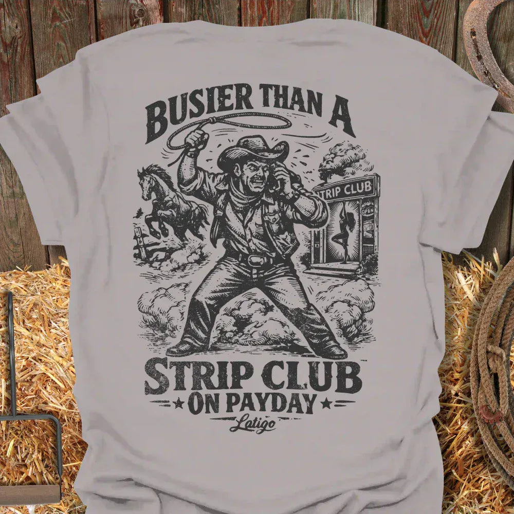 Latigo-Cowboy Authentics Ice Grey / S Busier Tee
