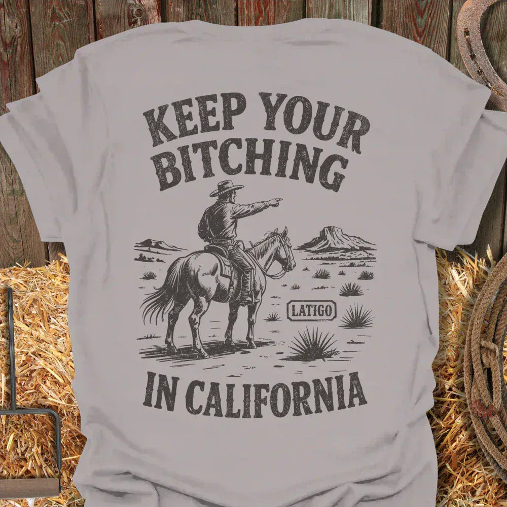 Latigo-Cowboy Authentics Ice Grey / S California  Tee