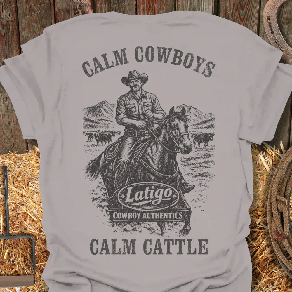 Latigo-Cowboy Authentics Ice Grey / S Calm Tee