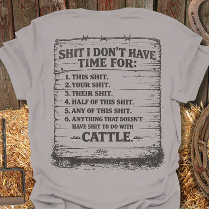 Latigo-Cowboy Authentics Ice Grey / S Cattle Tee