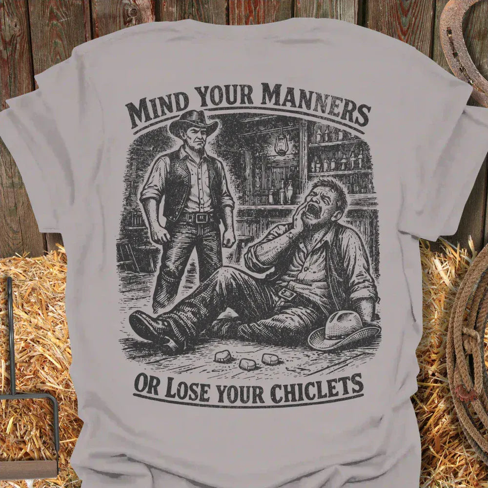 Latigo-Cowboy Authentics Ice Grey / S Chiclets Tee