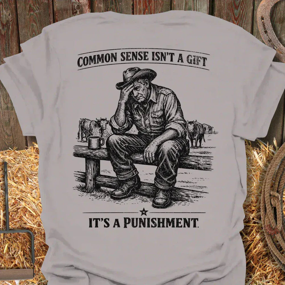 Latigo-Cowboy Authentics Ice Grey / S Common Sense Tee