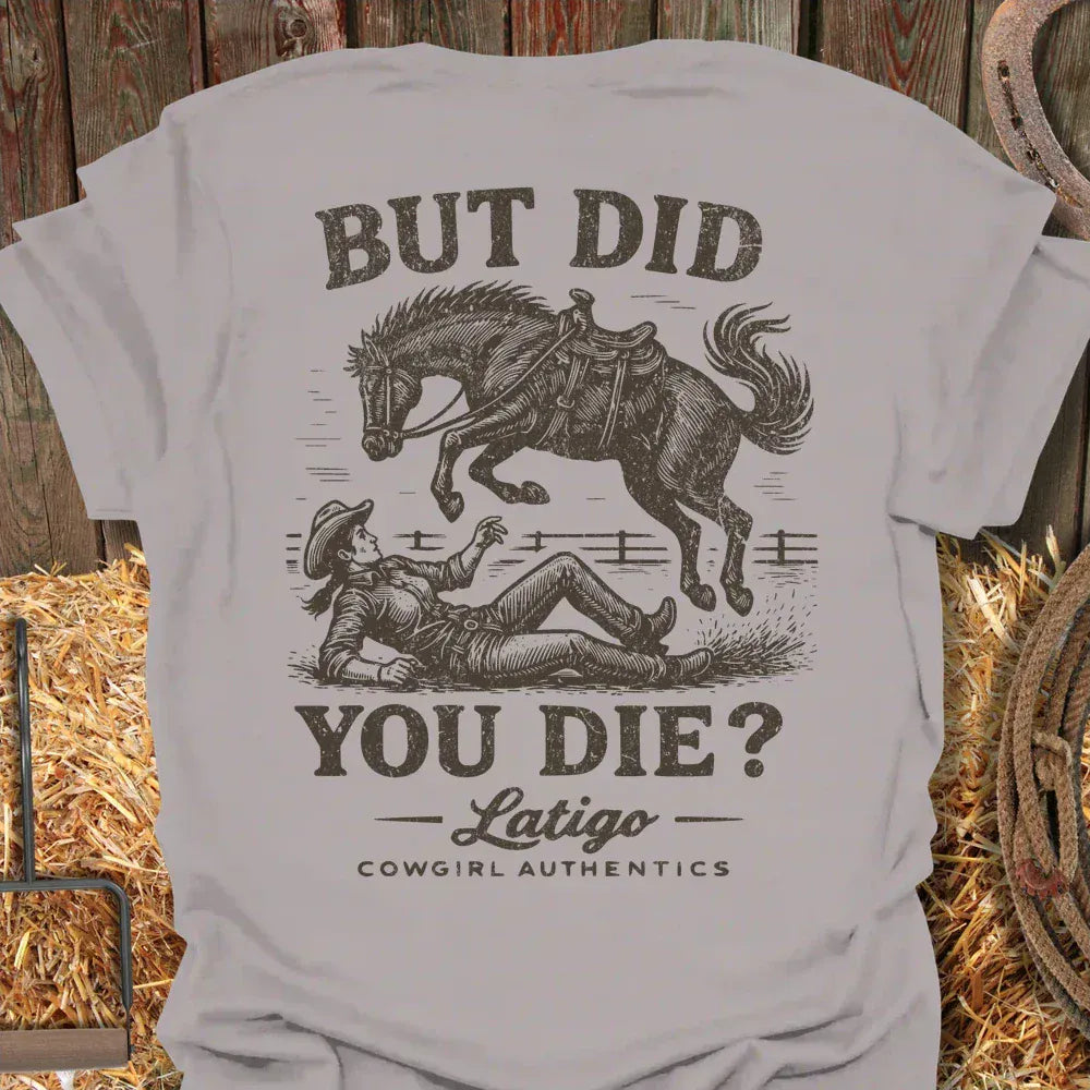 Latigo-Cowboy Authentics Ice Grey / S Cowgirl Die Tee