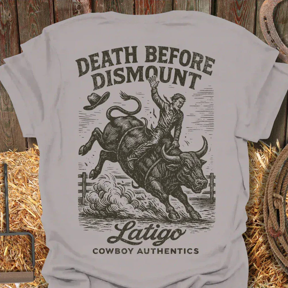 Latigo-Cowboy Authentics Ice Grey / S Death Tee