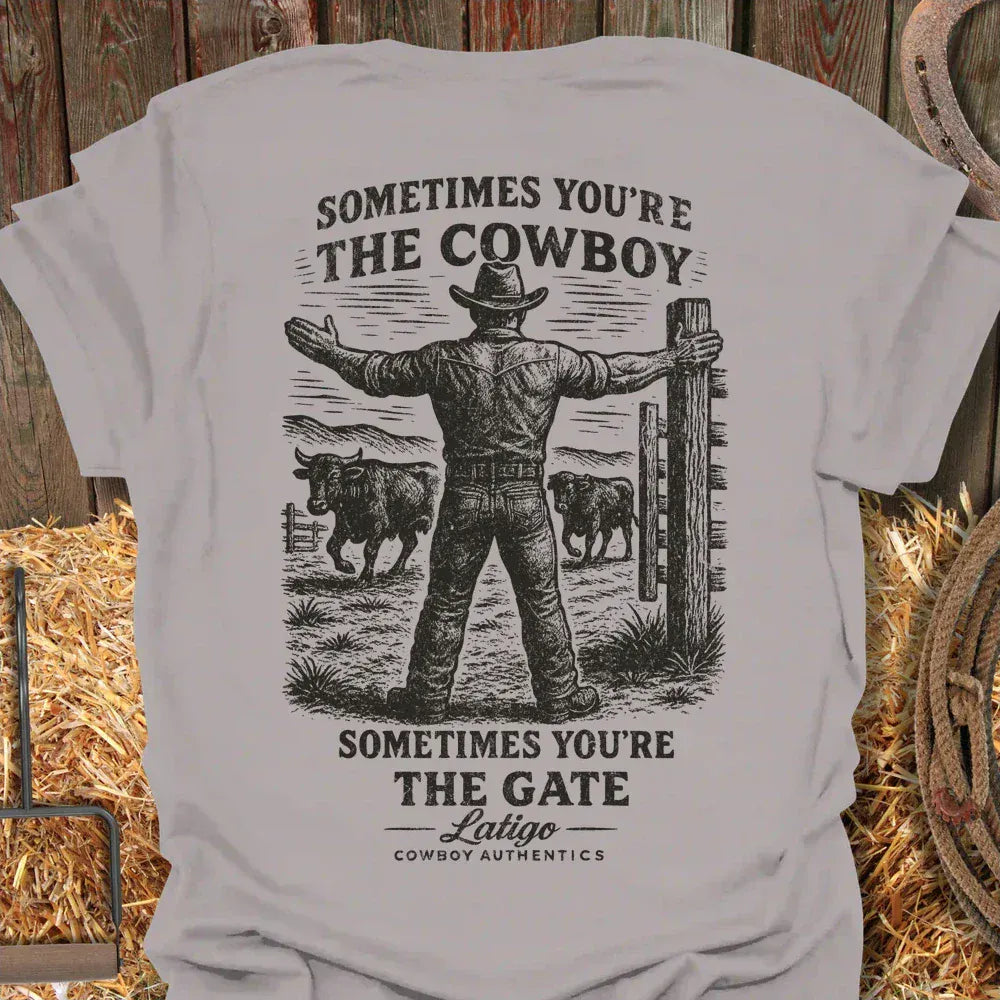 Latigo-Cowboy Authentics Ice Grey / S Gate Tee