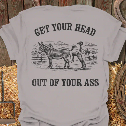 Latigo-Cowboy Authentics Ice Grey / S Head Out Tee
