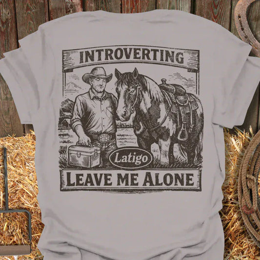 Latigo-Cowboy Authentics Ice Grey / S Introverting Tee