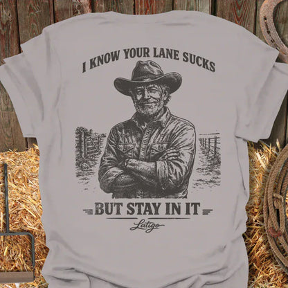 Latigo-Cowboy Authentics Ice Grey / S Lane Tee