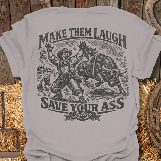 Latigo-Cowboy Authentics Ice Grey / S Laugh Tee