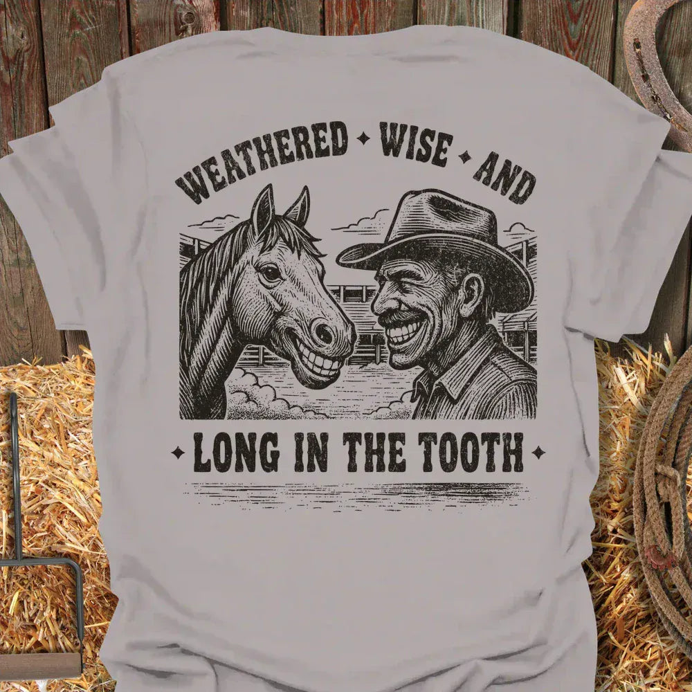Latigo-Cowboy Authentics Ice Grey / S Long Tooth Tee