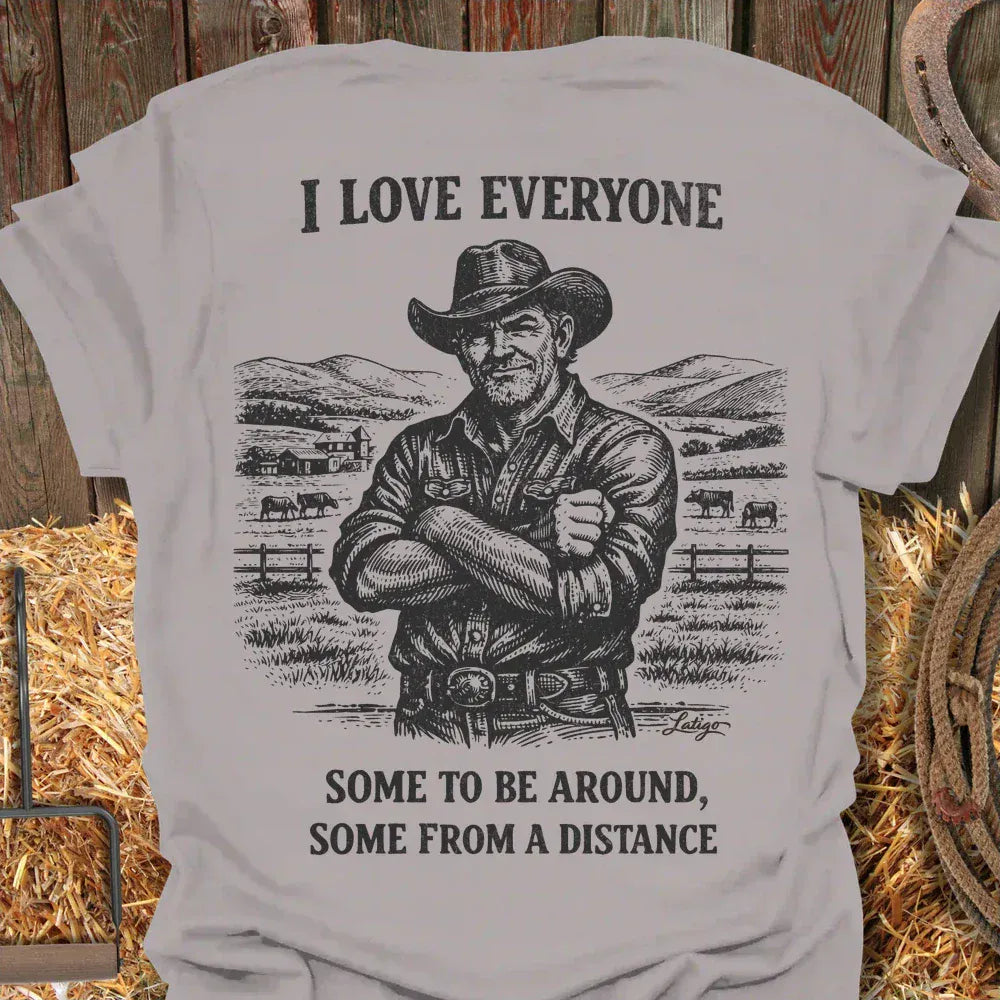 Latigo-Cowboy Authentics Ice Grey / S Love Everyone Tee
