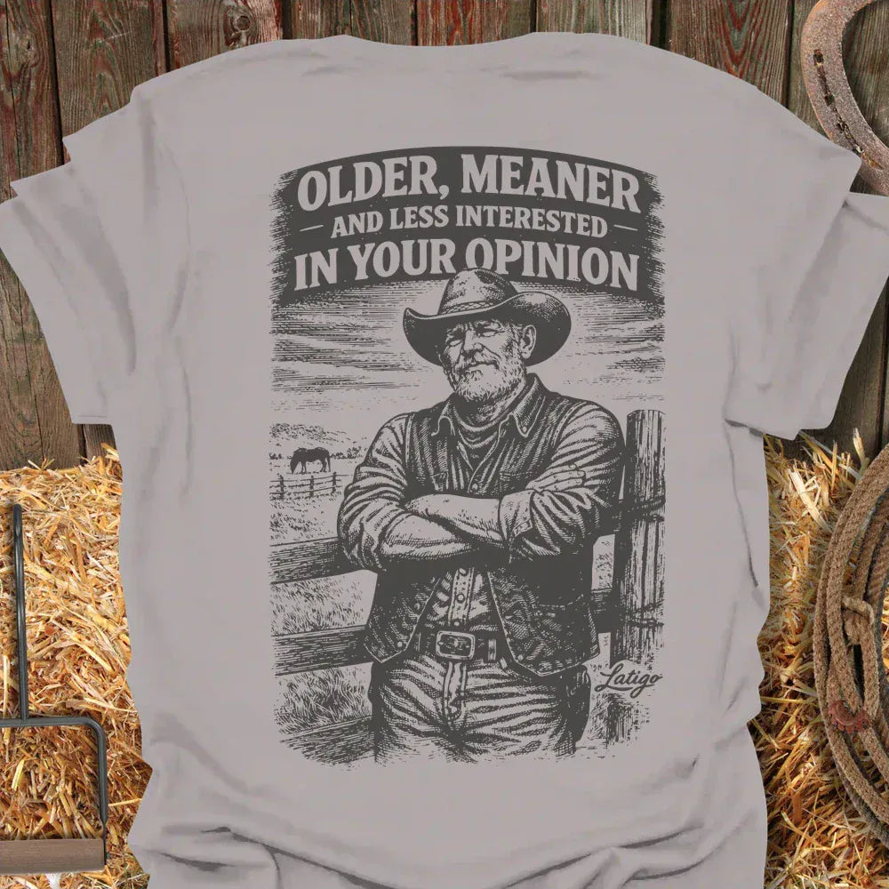 Latigo-Cowboy Authentics Ice Grey / S Meaner Tee