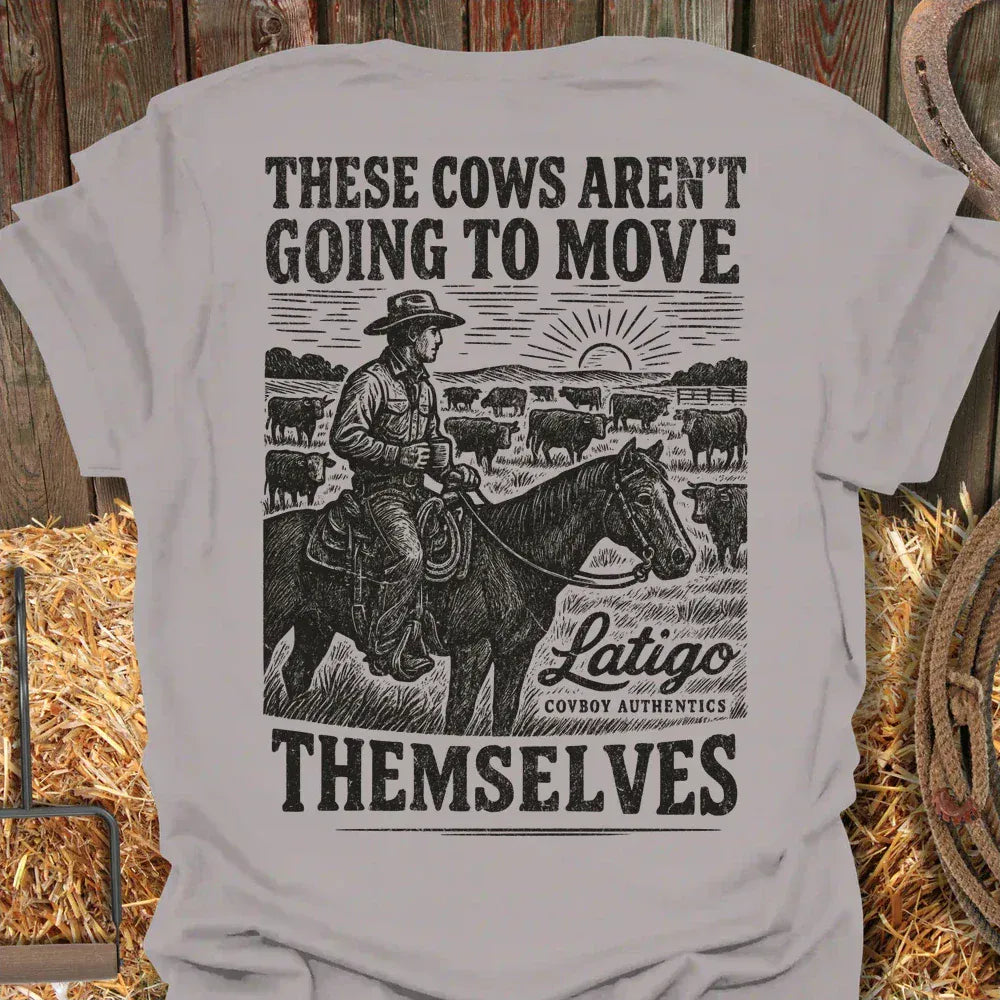 Latigo-Cowboy Authentics Ice Grey / S Move Tee