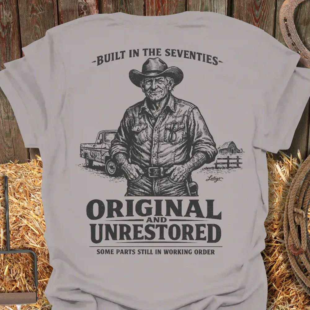 Latigo-Cowboy Authentics Ice Grey / S Original Tee