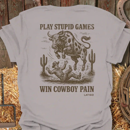 Latigo-Cowboy Authentics Ice Grey / S Pain Tee
