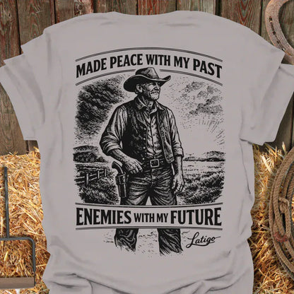 Latigo-Cowboy Authentics Ice Grey / S Peace Tee