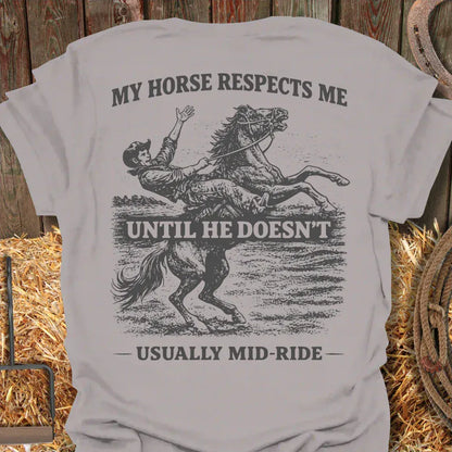 Latigo-Cowboy Authentics Ice Grey / S Respect Tee