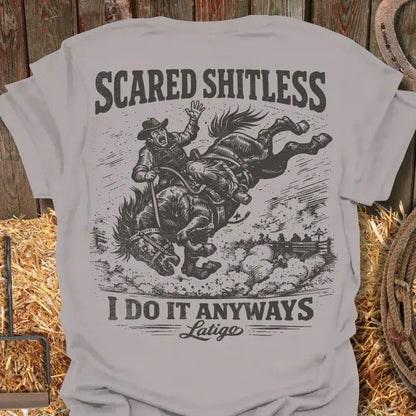 Latigo-Cowboy Authentics Ice Grey / S Scared Tee