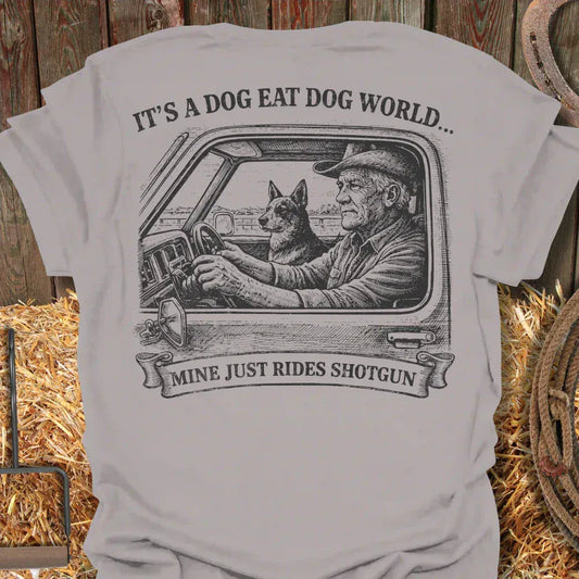 Latigo-Cowboy Authentics Ice Grey / S Shotgun Tee