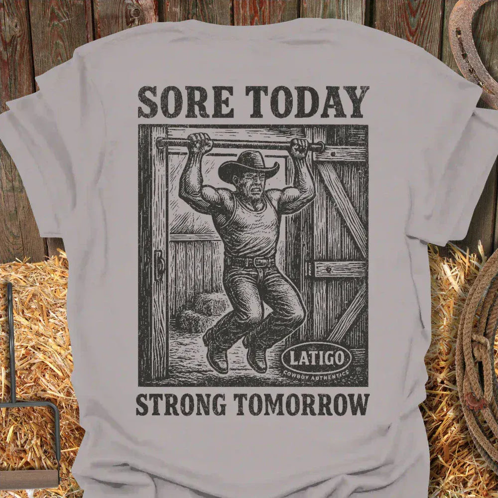 Latigo-Cowboy Authentics Ice Grey / S Sore Tee