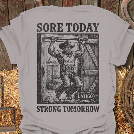 Latigo-Cowboy Authentics Ice Grey / S Sore Tee