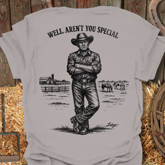 Latigo-Cowboy Authentics Ice Grey / S Special Tee
