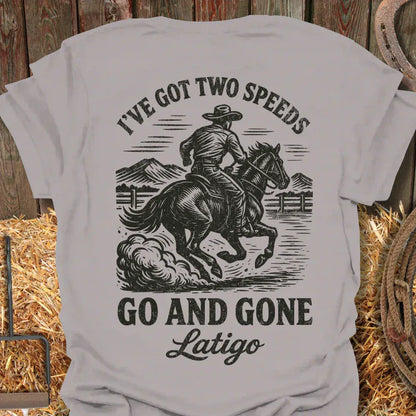 Latigo-Cowboy Authentics Ice Grey / S Speeds Tee