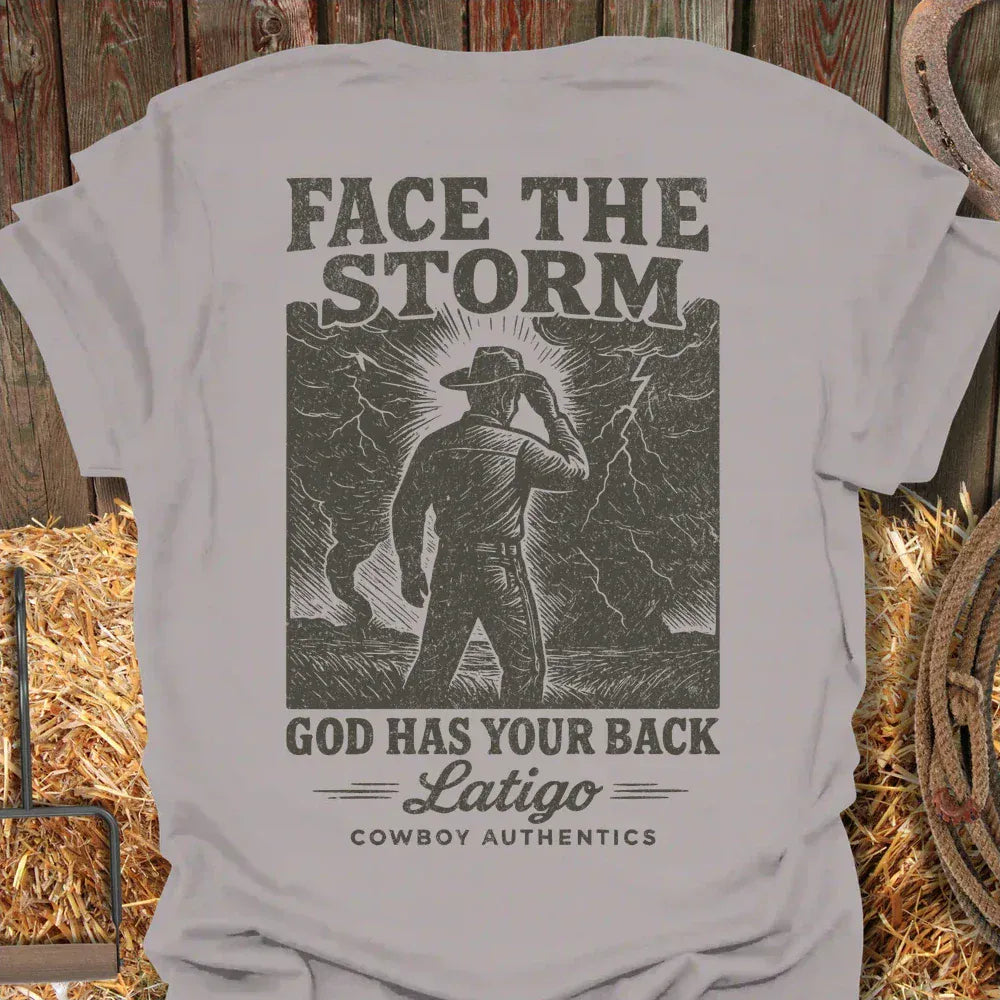 Latigo-Cowboy Authentics Ice Grey / S Storm Tee