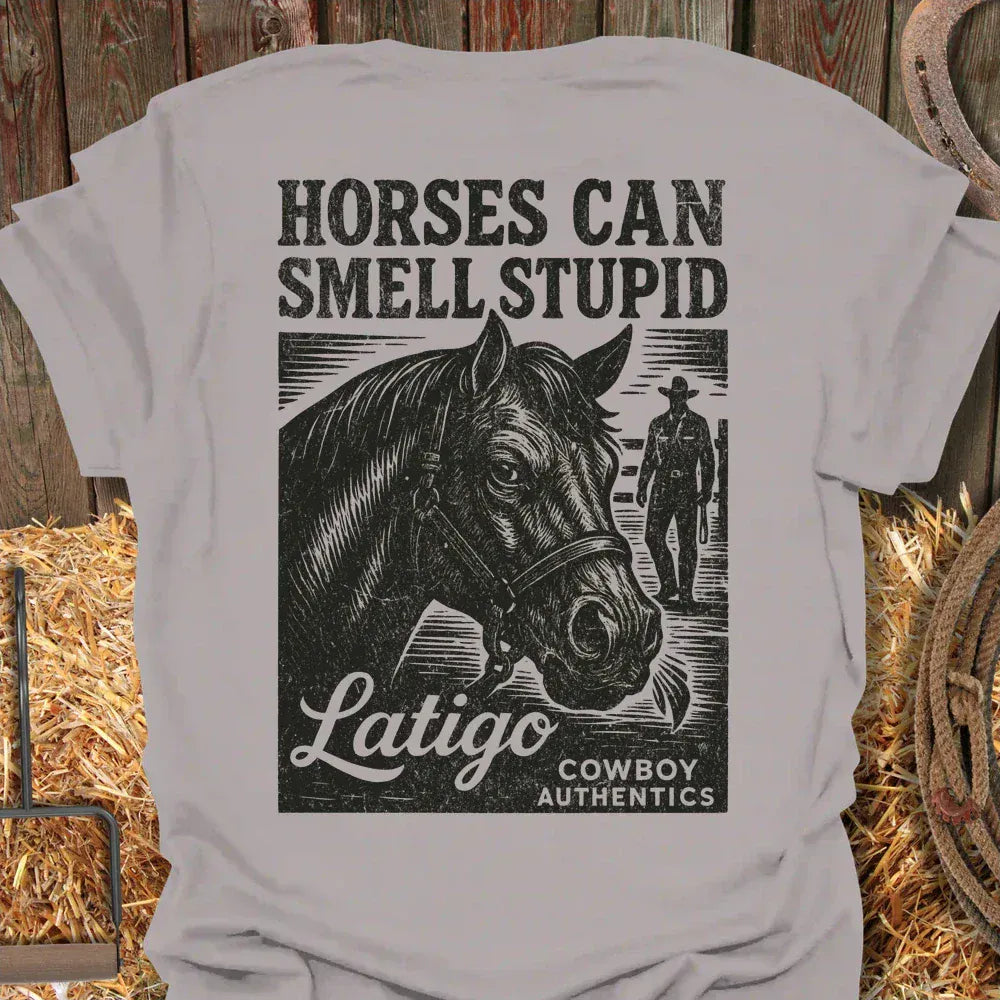 Latigo-Cowboy Authentics Ice Grey / S Stupid Tee