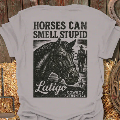 Latigo-Cowboy Authentics Ice Grey / S Stupid Tee