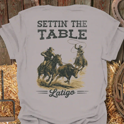 Latigo-Cowboy Authentics Ice Grey / S Table