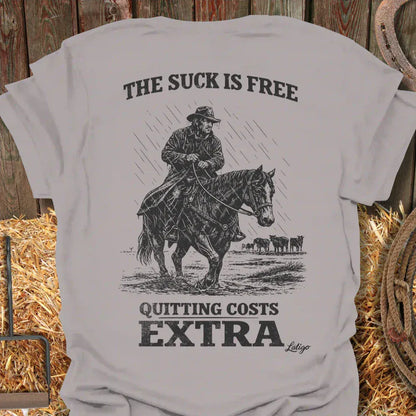 Latigo-Cowboy Authentics Ice Grey / S The Suck Tee