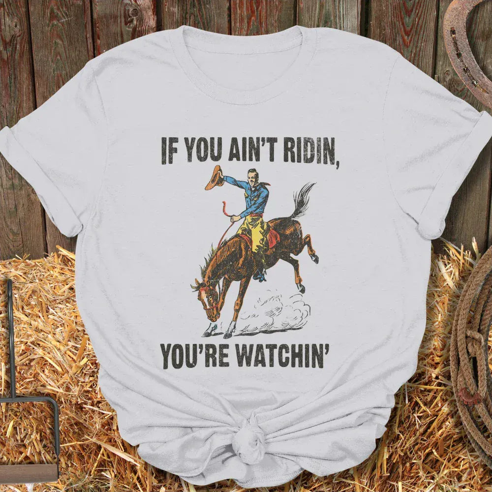 Latigo-Cowboy Authentics Ice Grey / S Watching Tee