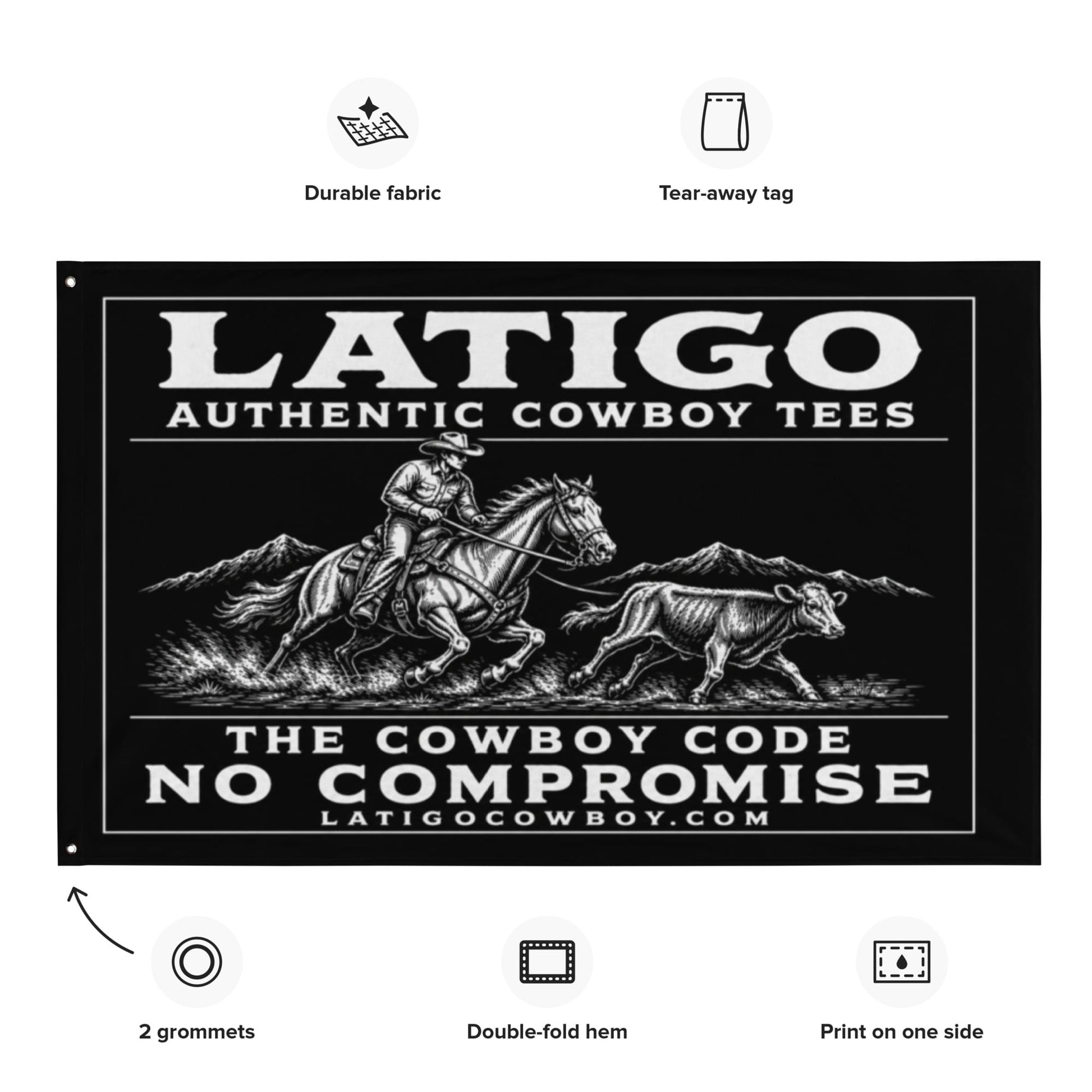 Latigo-Cowboy Authentics Latigo Arena Banner