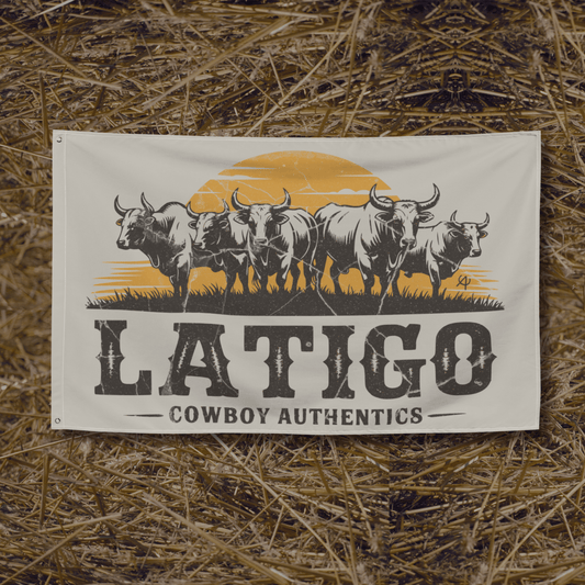 Latigo-Cowboy Authentics Latigo Flag