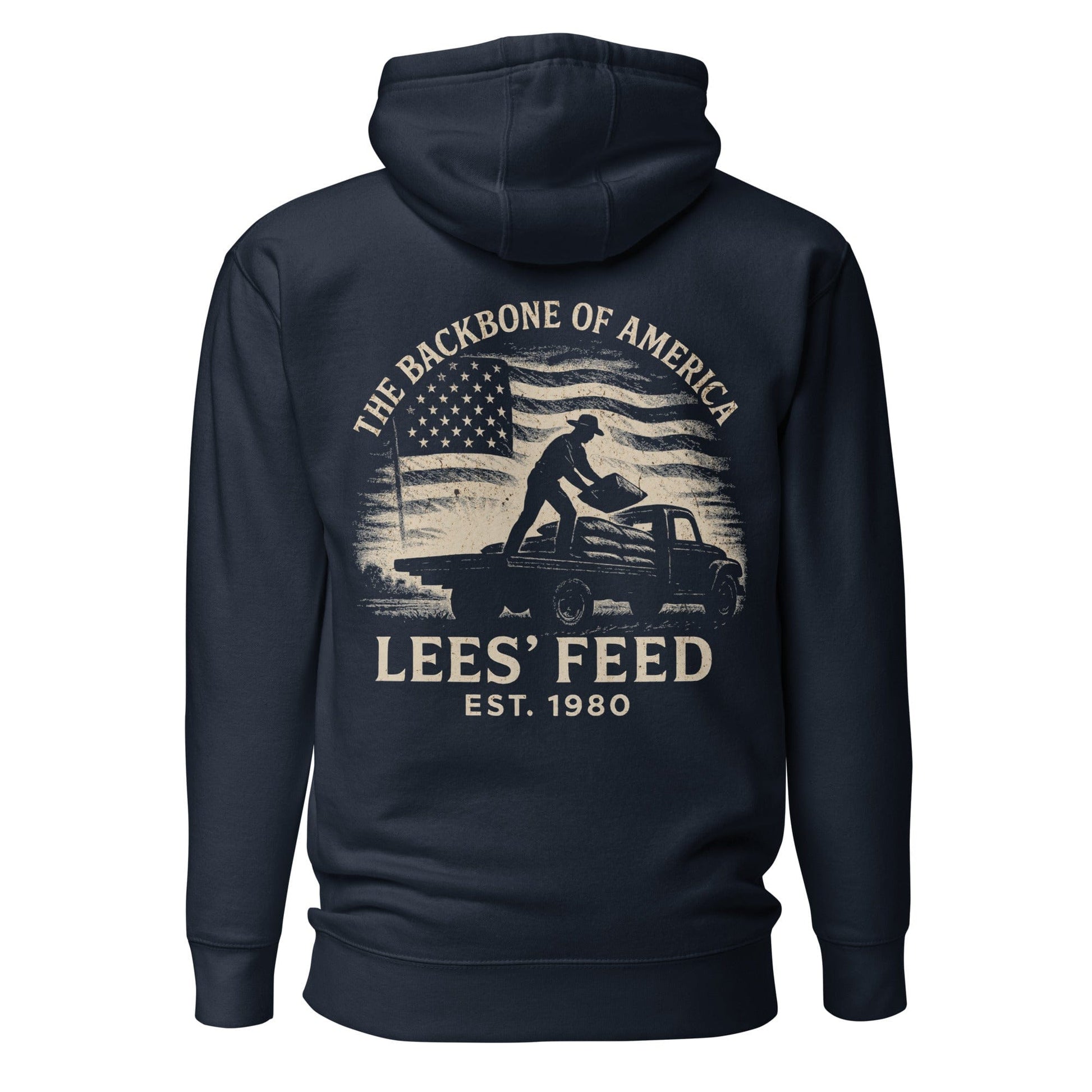 Latigo-Cowboy Authentics Lees' Feed - The Backbone of America Hoodie