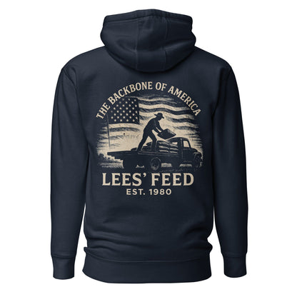 Latigo-Cowboy Authentics Lees' Feed - The Backbone of America Hoodie