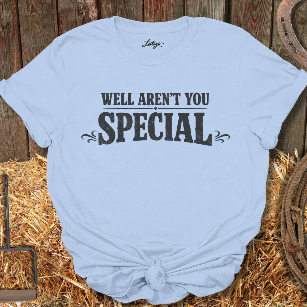 Latigo-Cowboy Authentics Light Blue / S Aren't You Special Tee