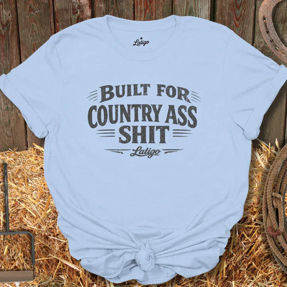 Latigo-Cowboy Authentics Light Blue / S Built for Country Tee