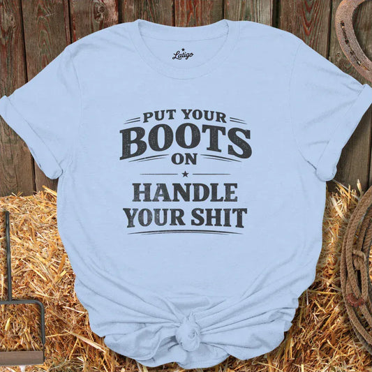 Latigo-Cowboy Authentics Light Blue / S Handle It Tee