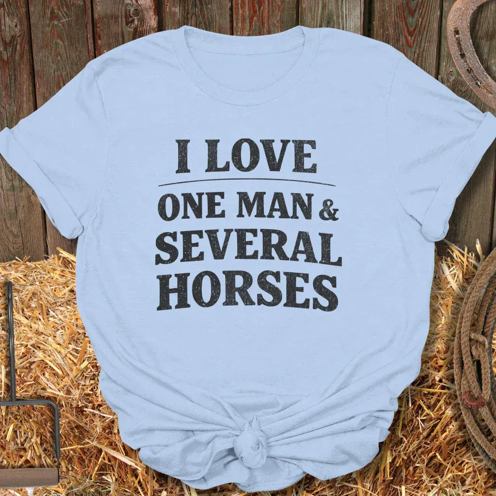 Latigo-Cowboy Authentics Light Blue / S One Man Tee