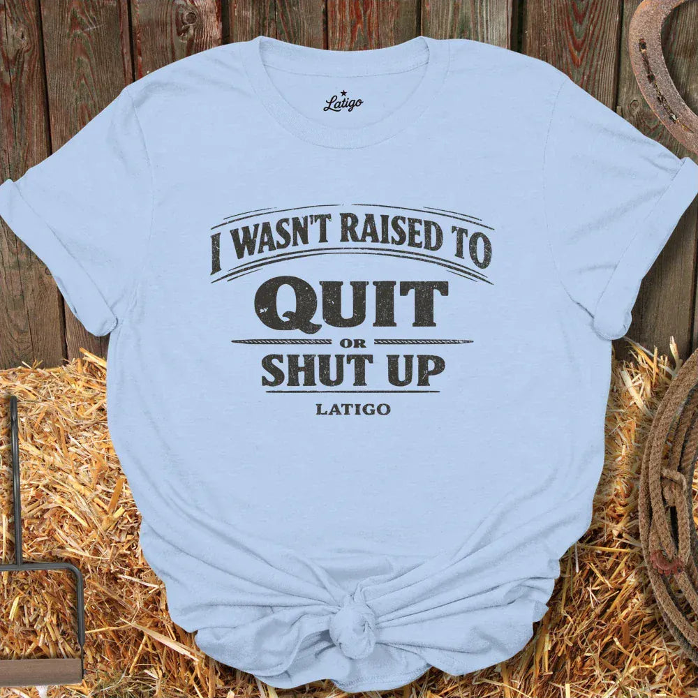 Latigo-Cowboy Authentics Light Blue / S Raised Tee