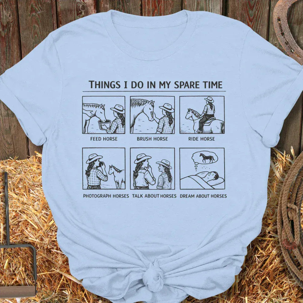 Latigo-Cowboy Authentics Light Blue / S Spare Time Tee