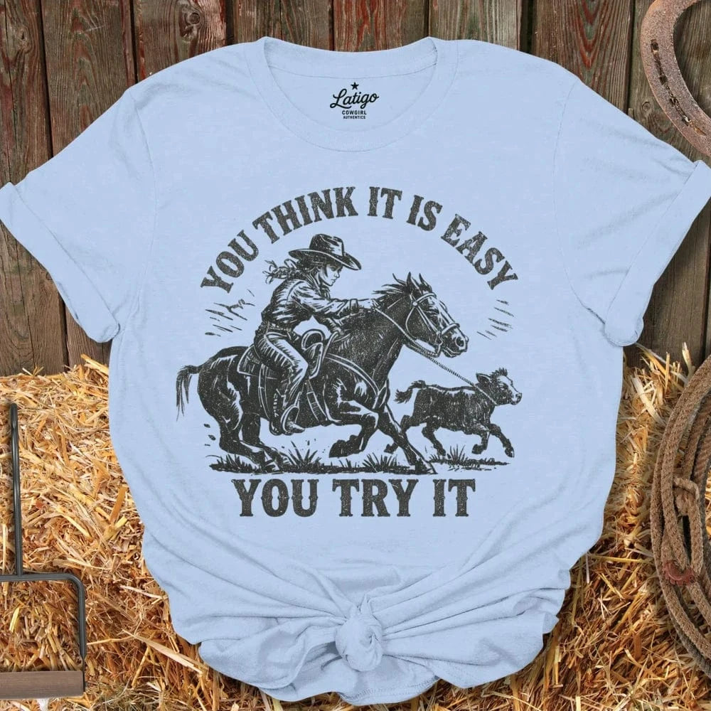 Latigo-Cowboy Authentics Light Blue / S Try it